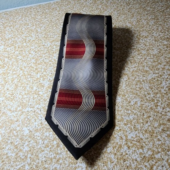 Alberto Celini Other - Alberto Celini Collection 100% Silk Geometric Neck Tie
